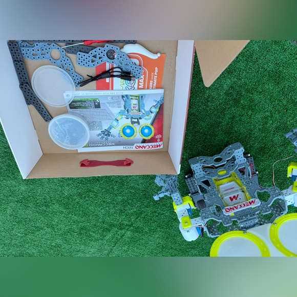 Robotic Mecca Robotics Companion - Blue, White, and Yellow